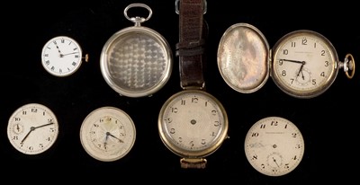 Lot 17 - Miscellaneous pocket watch movements.