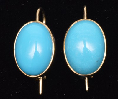 Lot 223 - Turquoise earring