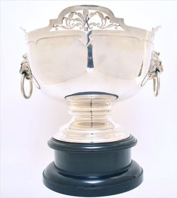 Lot 269 - Silver punch bowl