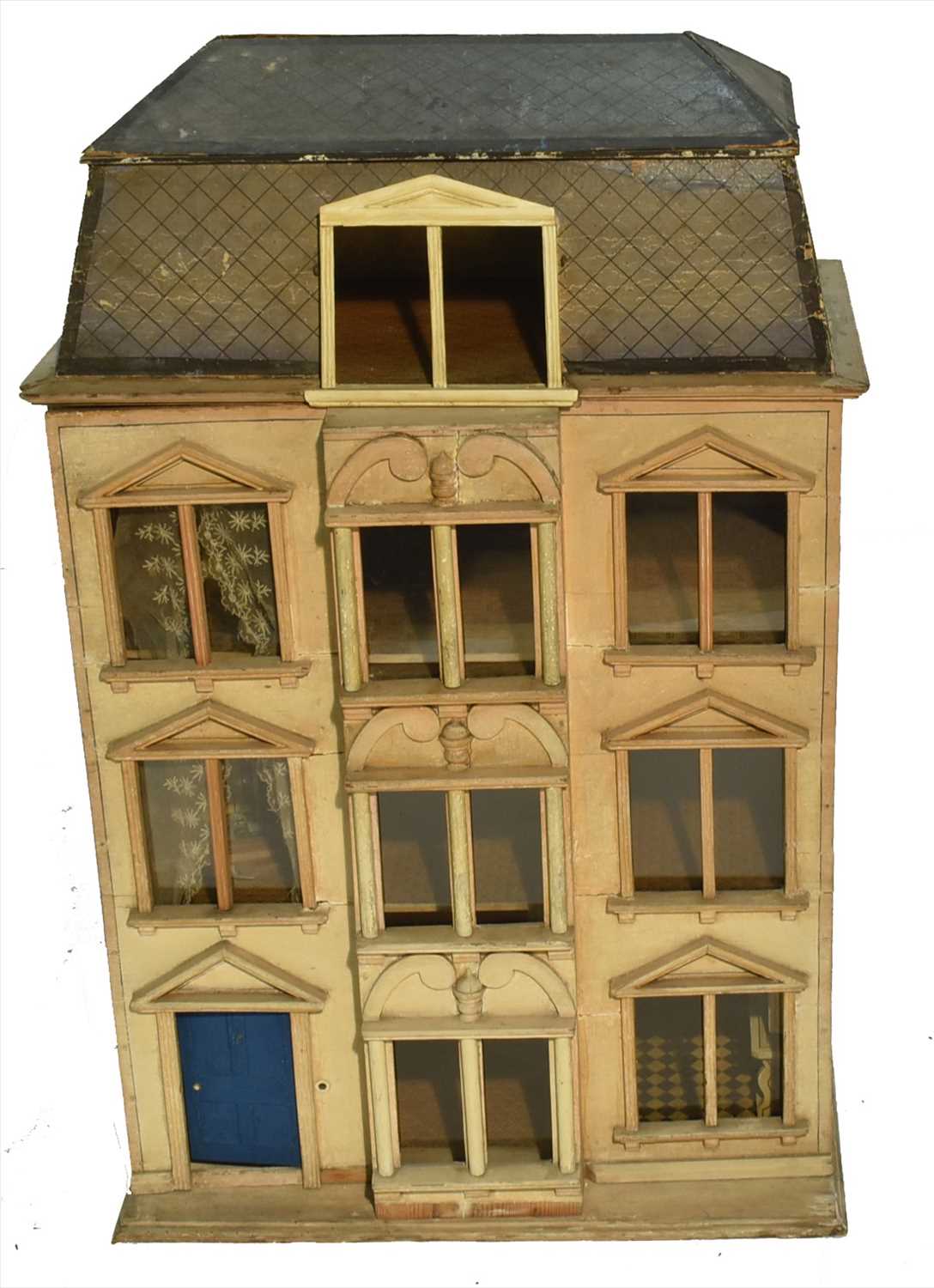 Lot 1031 - Christian Hacker, Nuremburg: a 19th Century four-storey doll's house.