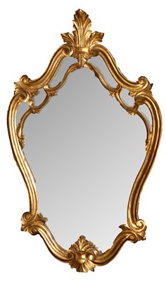 Lot 1054 - Rococo style mirror