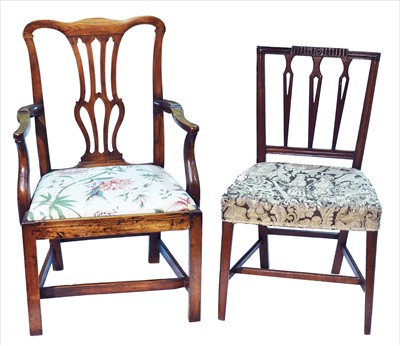 Lot 1195 - Two chairs.