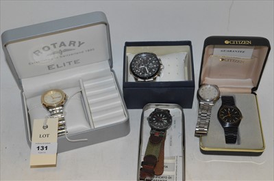 Lot 131 - Assorted watches