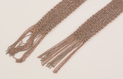 Lot 139 - Babbet Wasserman silver and gilt scarf necklace
