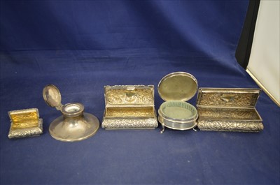 Lot 216 - Silver items