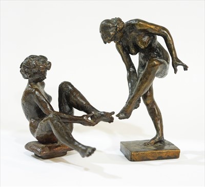 Lot 978 - Two Vincent Butler nude bronze studies