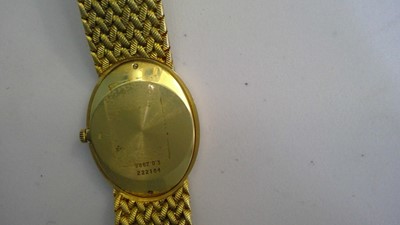 Lot 13 - Piaget 18ct gold watch