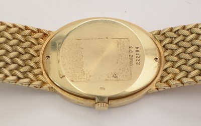 Lot 13 - Piaget 18ct gold watch