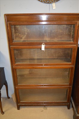 Lot 768 - Four sectional bookcase.
