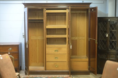 Lot 802 - Three door wardrobe.