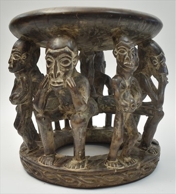 Lot 1586 - Bamileke stool