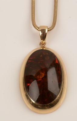 Lot 140 - Willy Jager for Halberstadt amber set jewellery