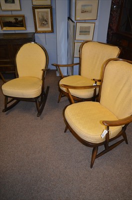 Lot 808 - Ercol chairs