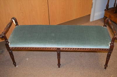 Lot 821 - Rectangular stool.