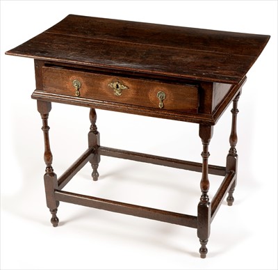 Lot 1022 - 18th Century lowboy.