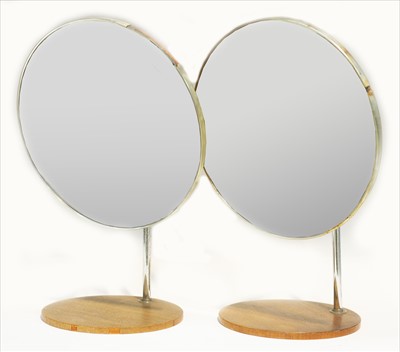 Lot 934 - A pair of mid 20th Century dressing table mirrors