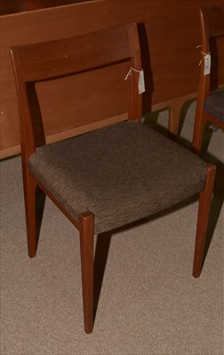Lot 944 - Three 1960's Kontiki dining chairs.