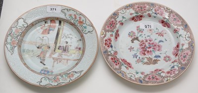 Lot 371 - Six Chinese plates