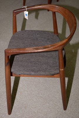 Lot 945 - Kai Kristiansen elbow chair.