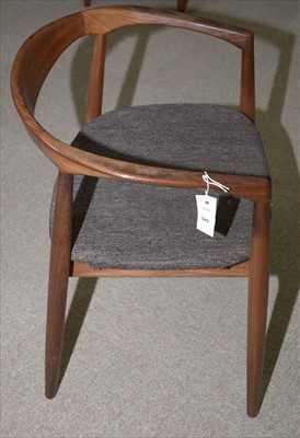 Lot 945 - Kai Kristiansen elbow chair.