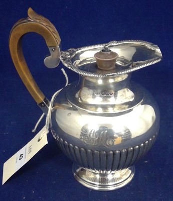 Lot 49 - A silver water jug