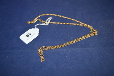 Lot 19 - Gold chain