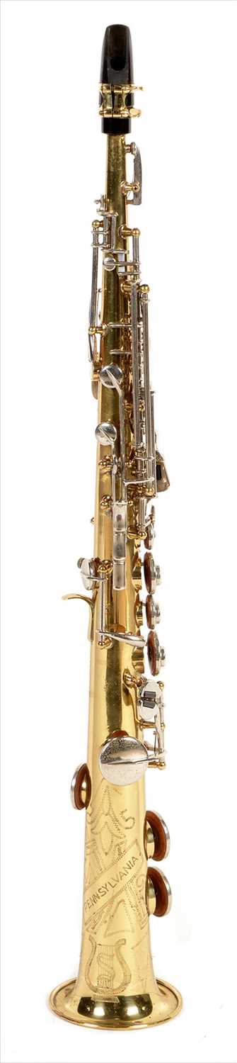 Lot 127 - Selmer Pennsylvania Soprano Saxophone