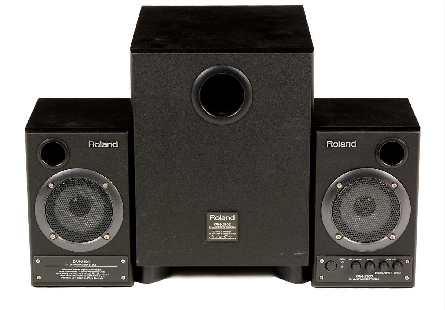 Lot 18 - Roland DM-2100 2.1ch Speaker system