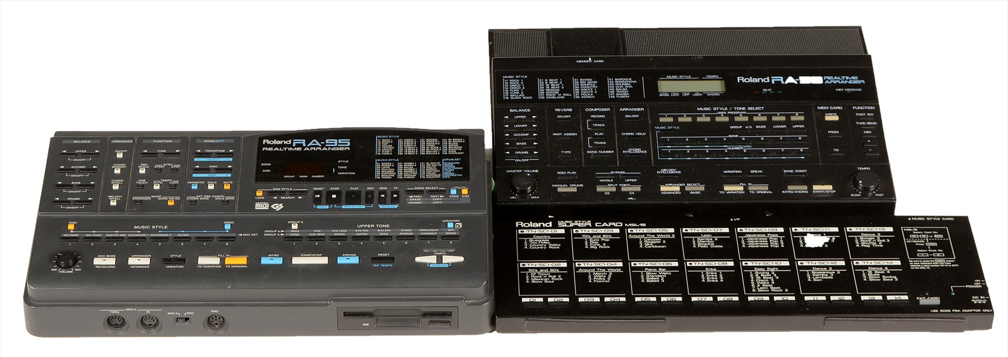 W2256 Roland RA-50 REALTIME ARRANGER ローランド+SUPER CARD MSL-15 ...