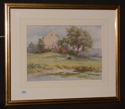 Lot 1053 - Frederick J* Knowles - watercolour.