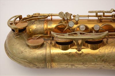 Lot 136 - King super 20 tenor saxophone