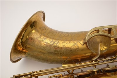 Lot 136 - King super 20 tenor saxophone