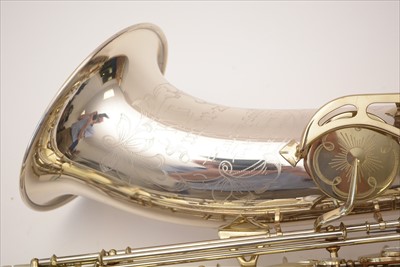 Lot 139 - King Super 20 Silver sonic tenor saxophone