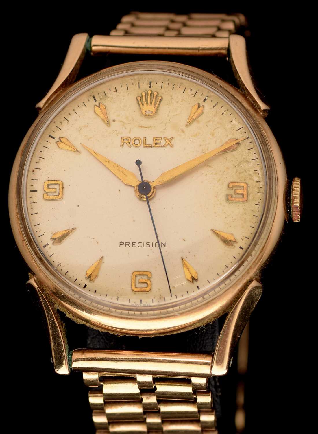 Lot 25 - Rolex 9ct gold watch