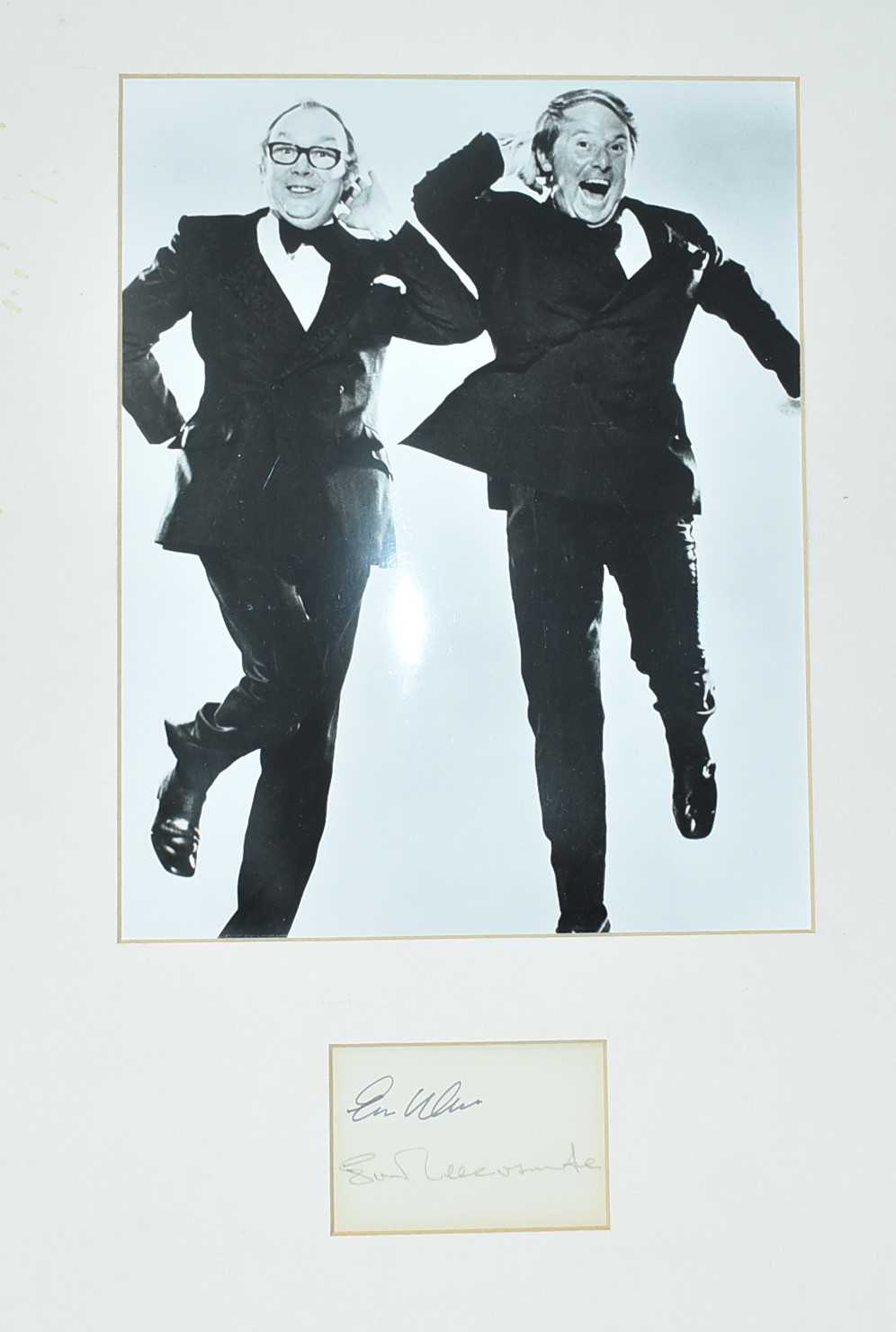 Lot 1005 - Eric Morecambe and Ernie Wise autographs