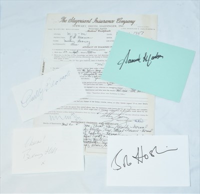 Lot 1007 - A selection of signatures