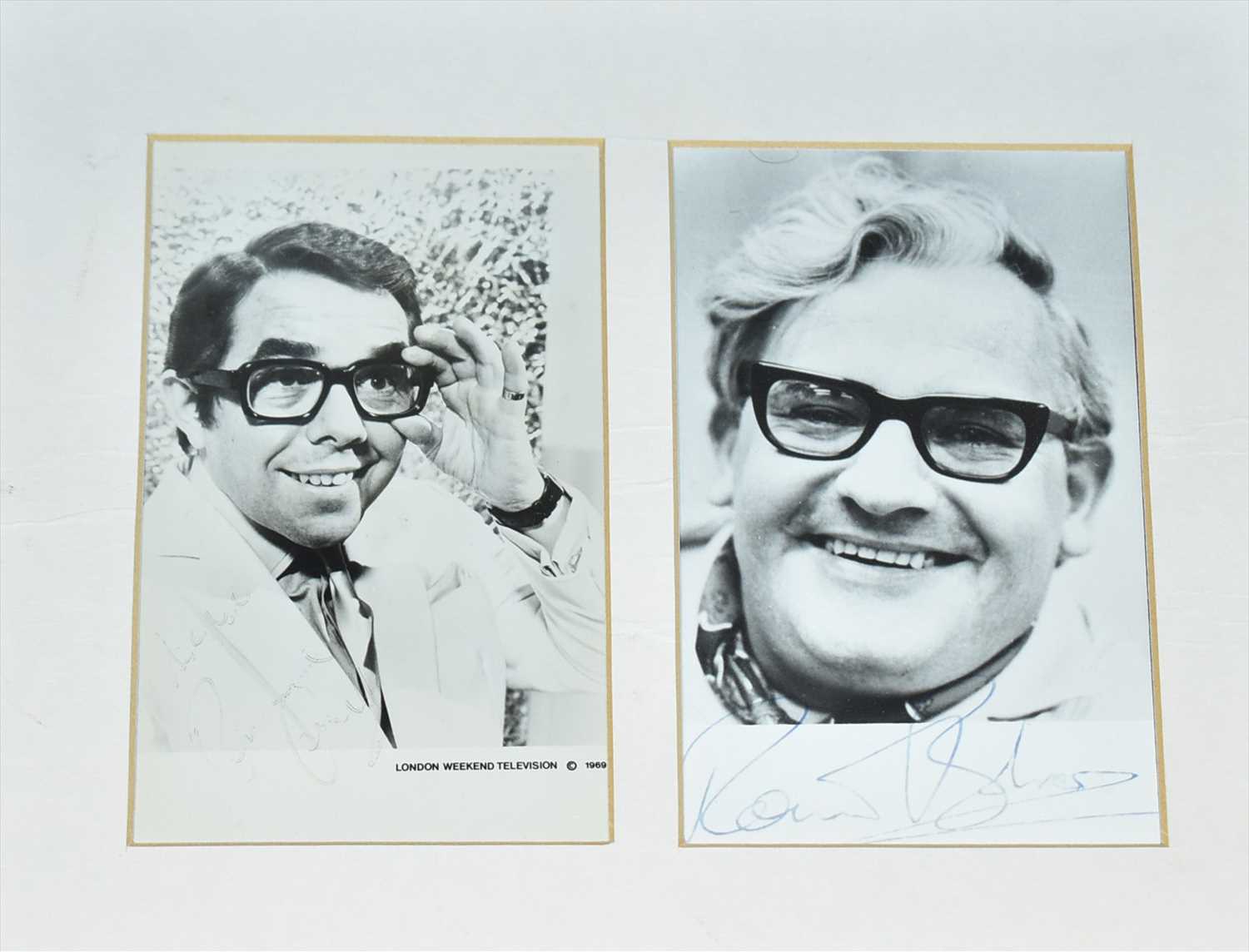 Lot 1009 - The Two Ronnies autograph
