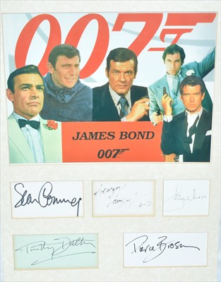 Lot 1010 - James Bond 007 autographs
