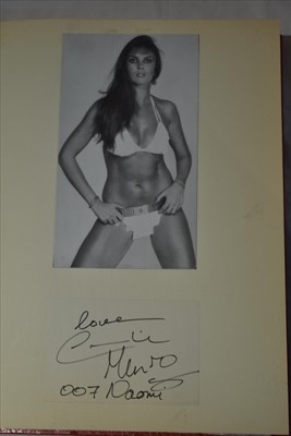 Lot 1011 - James Bond 007 autographs