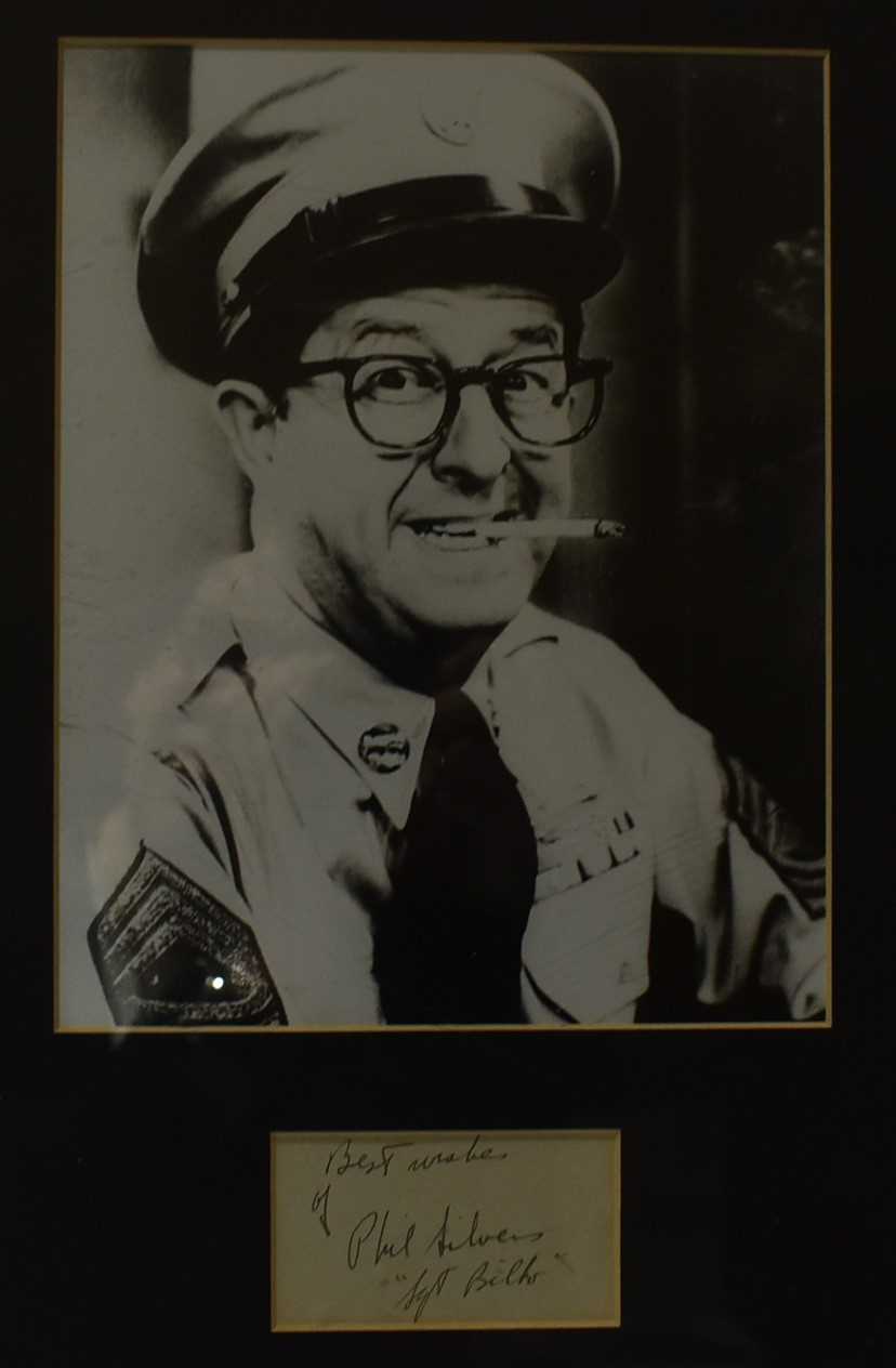 Lot 1012 - Phil Silvers autograph