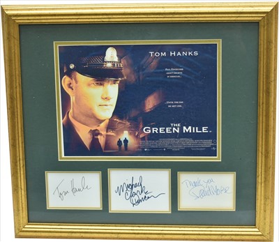 Lot 1023 - The Green Mile autographs