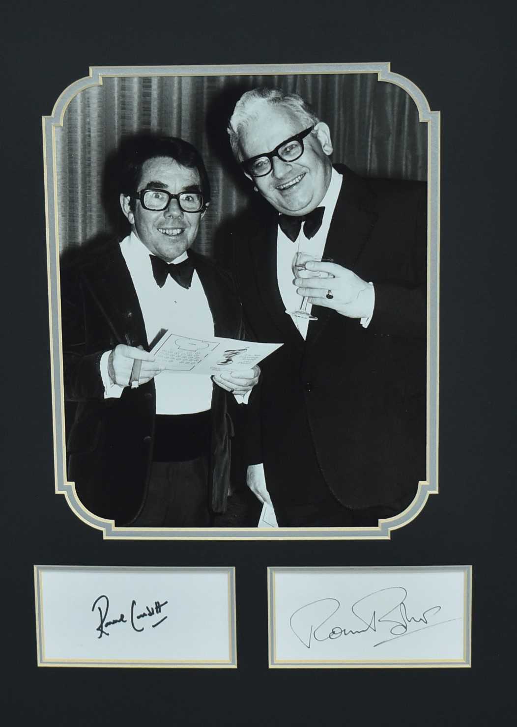 Lot 1038 - The Two Ronnies autographs