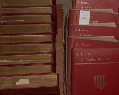 Lot 847 - History of Northumberland Books.