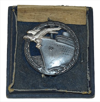 Lot 1178 - German Blockade Runner badge