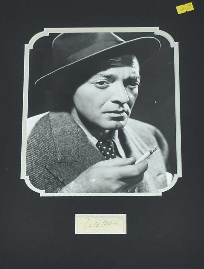 Lot 1053 - Peter Lorre autograph