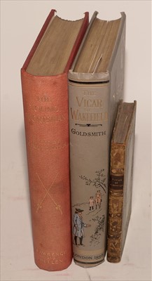 Lot 877 - The Vicker of Wakefield; and The Young Sportsman Books.