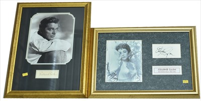 Lot 1060 - Richard Burton and Elizabeth Taylor autographs