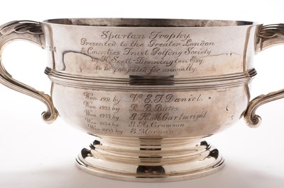 Lot 264 - Silver trophy cup