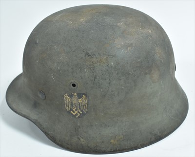 Lot 1198 - German M40 helmet