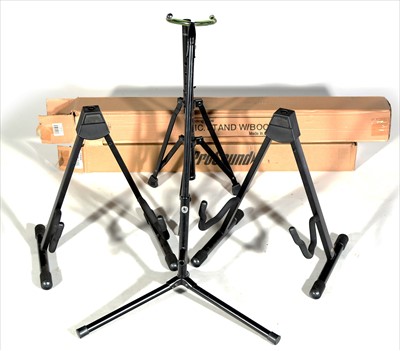 Lot 63 - Quantity of guitar and microphone stands